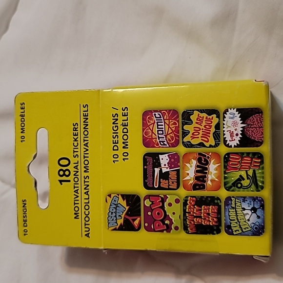 Teaching Tree Reward Motivational Stickers 10 Designs In Roll 180 Pieces - Picture 2 of 3
